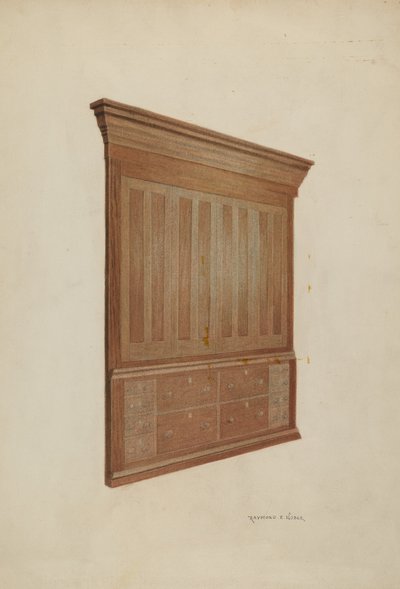 Gabinet autorstwa Raymond E. Noble
