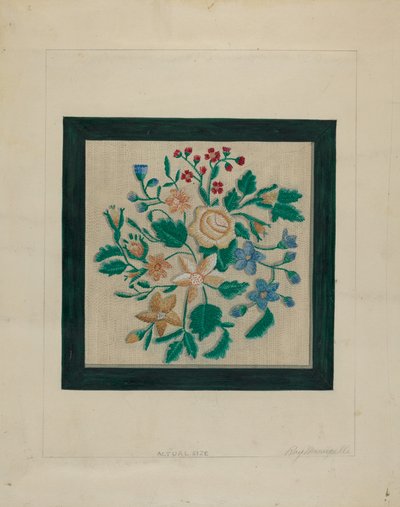 Kawałek haftu, ok. 1936. autorstwa Raymond Manupelli
