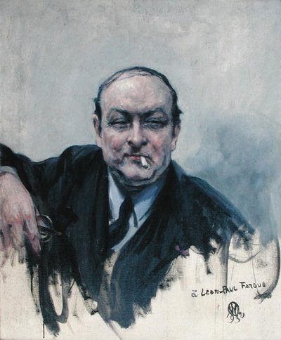 Leon-Paul Fargue (1876-1947) 1932 (olej na płótnie) autorstwa Raymond Woog