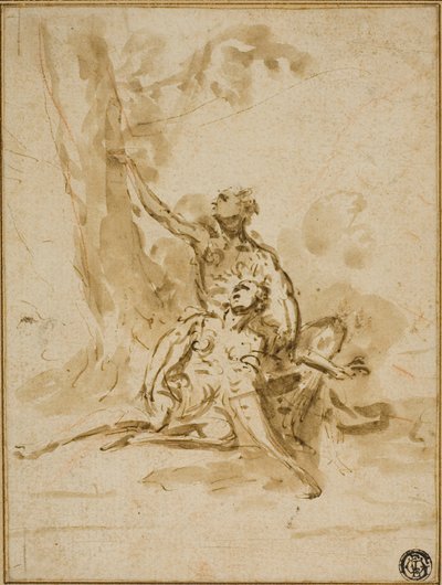 Para obok drzewa autorstwa Raymond de Lafage