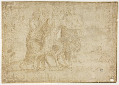 Faun i nimfy autorstwa Raymond de Lafage