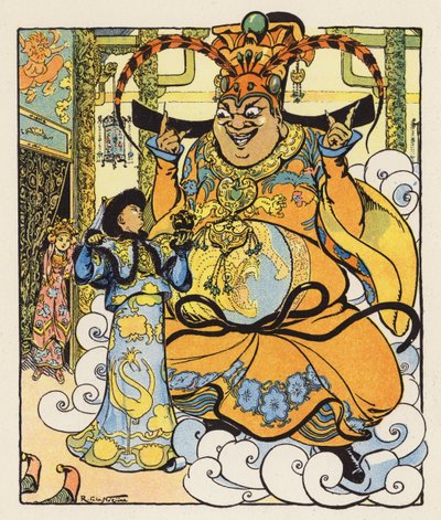Les Mille et Une Nuits / Tysiąc i jedna noc (kolorowa litografia) autorstwa Raymond de la Neziere