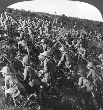 Idą dalej, prawdziwa gorączka naszych żołnierzy w Gallipoli, Turcja, I wojna światowa, 1915 r autorstwa Realistic Travels Publishers