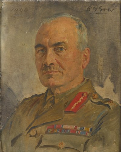 Generał porucznik Sir Ronald Forbes Adam Bt, 1940 ok autorstwa Reginald Grenville Eves