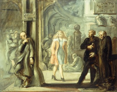 Bowery Scene autorstwa Reginald Marsh