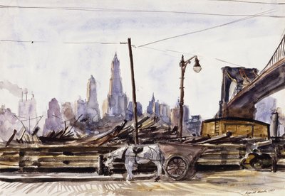 Most Brookliński autorstwa Reginald Marsh