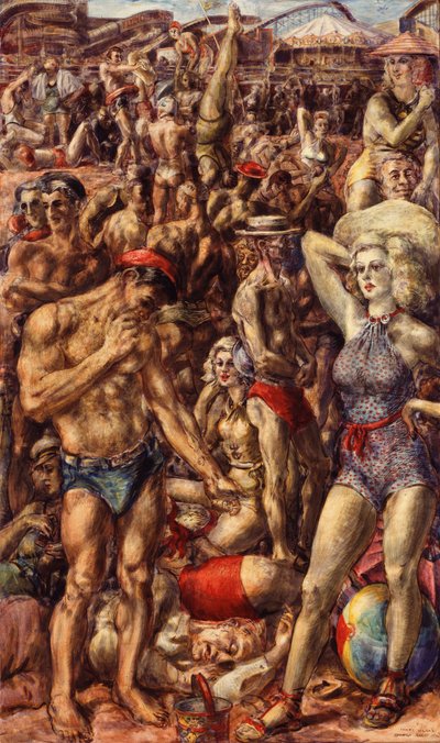 Coney Island autorstwa Reginald Marsh