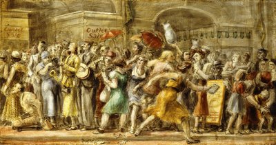 Czternasta ulica autorstwa Reginald Marsh