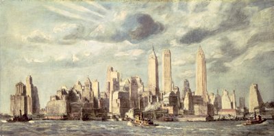 Dolny Manhattan autorstwa Reginald Marsh