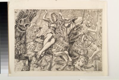 Wesoła karuzela (akwaforta) autorstwa Reginald Marsh