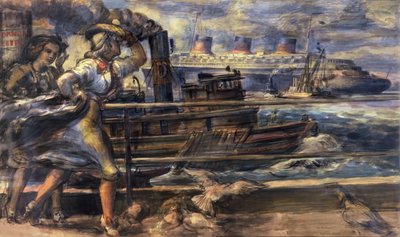 Normandie autorstwa Reginald Marsh