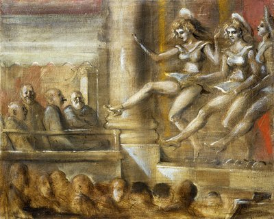 Trzy chórzystki autorstwa Reginald Marsh