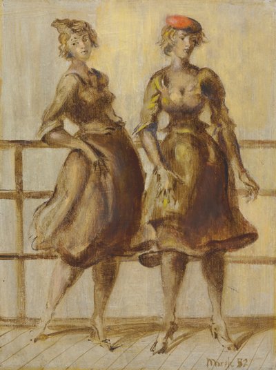 Dwie kobiety autorstwa Reginald Marsh