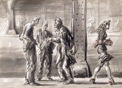Pod El autorstwa Reginald Marsh