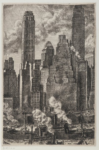 Wall Street autorstwa Reginald Marsh