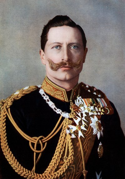 Wilhelm II, cesarz Niemiec i król Prus, koniec XIX-początek XX wieku autorstwa Reichard and Lindner