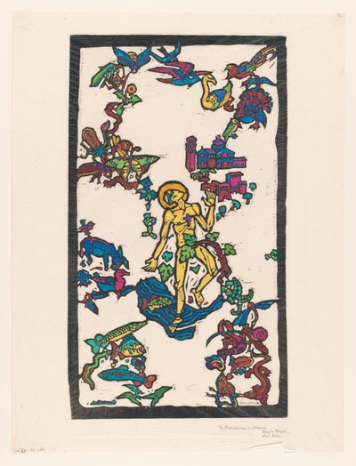 St. Franciscus v. Assisi (oryginalny tytuł na przedmiocie) autorstwa Reijer Stolk (signed by artist)