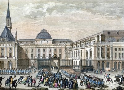 Bailly w paryskim parlamencie. 1794-1804 (rycina) autorstwa Reiner Vinkeles