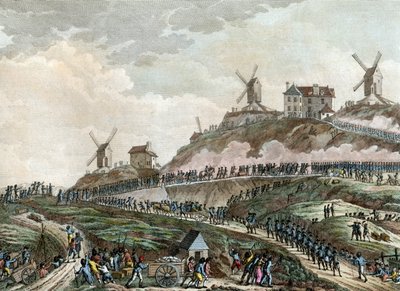 Kanonierzy przyjeżdżają na Montmartre autorstwa Reiner Vinkeles