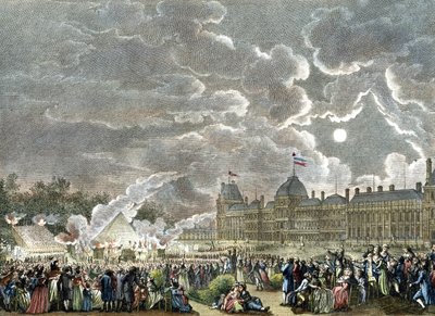 Uroczystość ku czci męczenników z 1792 r. 1794-1804 (rycina) autorstwa Reiner Vinkeles