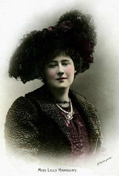 Lily Hanbury 1874-1908, angielska aktorka, początek XX wieku. autorstwa Reinhold Thiele