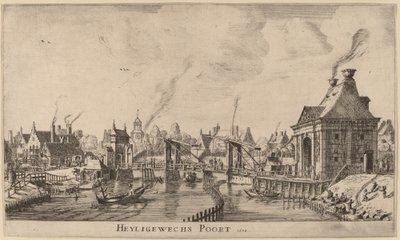 Brama Heiligeweg (brama Heylige Weghs) autorstwa Reinier Nooms, called Zeeman
