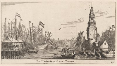 Wieża Haringpakkers w Amsterdamie autorstwa Reinier Nooms, called Zeeman