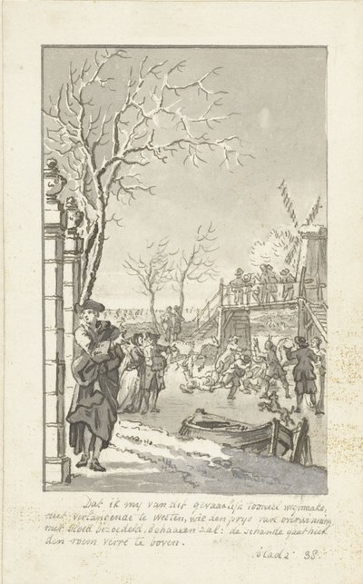 Zima autorstwa Reinier Vinkeles (I)