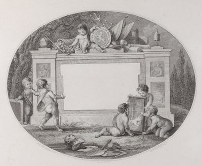 Karta handlowa, XIX wiek. autorstwa Reinier Vinkeles