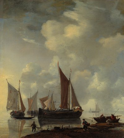 Scena nadmorska, połowa XVII wieku. autorstwa Reinier Zeeman