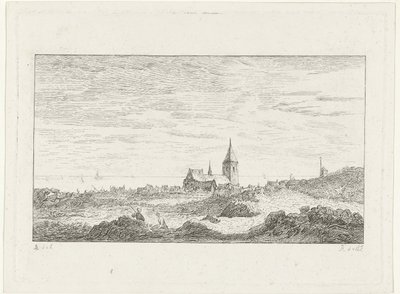 Wioska nad morzem autorstwa Reinierus Albertus Ludovicus baron van Isendoorn à Blois