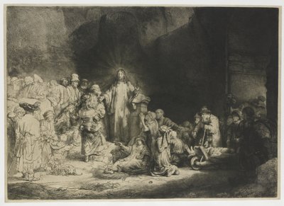 (Nadruk Stu guldenów) autorstwa Rembrandt van Rijn