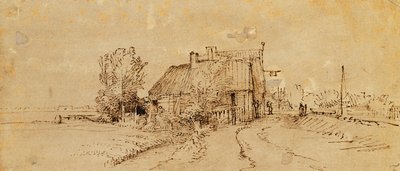 Karczma przy drodze, autorstwa Rembrandt van Rijn