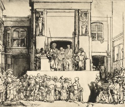 Spójrz na mężczyznę autorstwa Rembrandt van Rijn