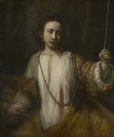 Lukrecja autorstwa Rembrandt Harmensz. van Rijn