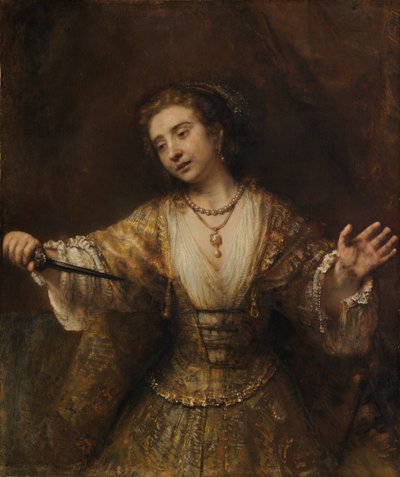 Lukrecja autorstwa Rembrandt van Rijn
