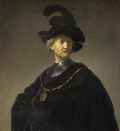 Stary człowiek ze złotym łańcuchem autorstwa Rembrandt van Rijn