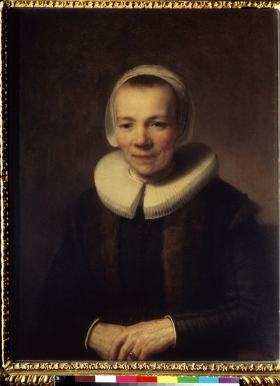 Portret de Baartje Martens Doomer (Portret Baartje Martens-Doomer). Peinture de Harmenszoon van Rijn to Rembrandt (1606-1669) autorstwa Rembrandt Harmensz. van Rijn