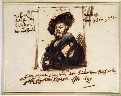 Portret Baltazara Castiglione autorstwa Rembrandt van Rijn