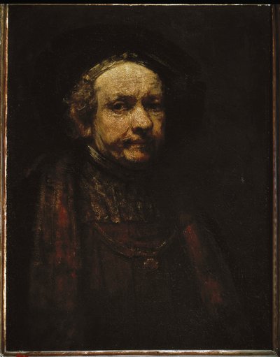 Autoportret. (olej na płótnie autorstwa Rembrandt van Rijn