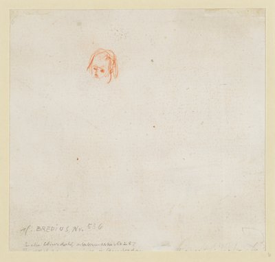 Małe studium głowy autorstwa Rembrandt van Rijn