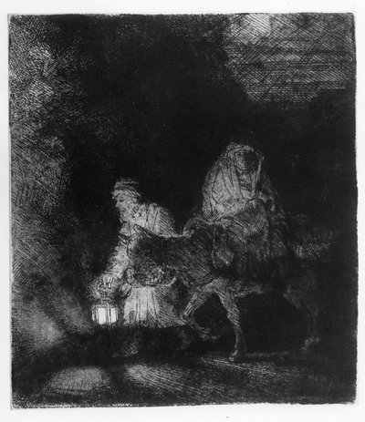 Ucieczka do Egiptu autorstwa Rembrandt van Rijn