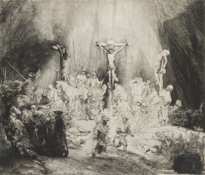 Trzy Krzyże autorstwa Rembrandt van Rijn