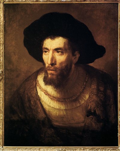 Filozof (obraz na płótnie) autorstwa Rembrandt Harmensz. van Rijn