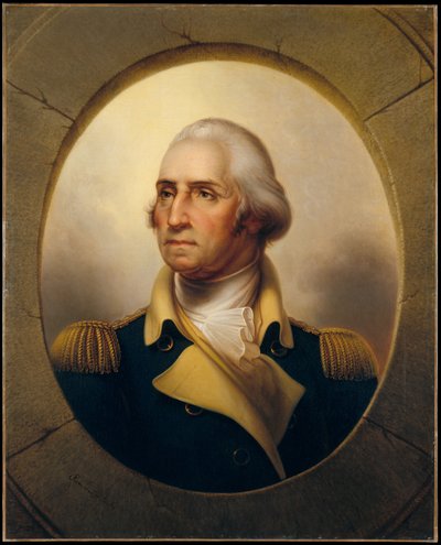 George Washington autorstwa Rembrandt Peale
