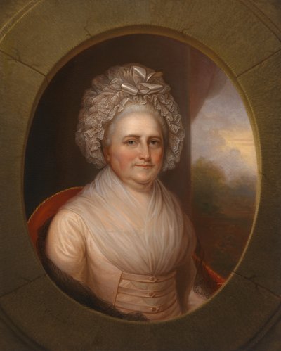 Martha Washington autorstwa Rembrandt Peale