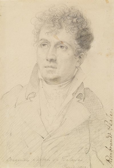 Portret François Josepha Talmy autorstwa Rembrandt Peale