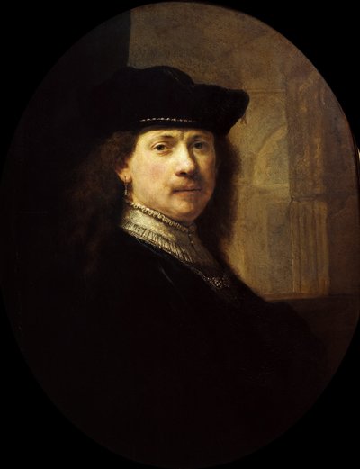 Autoportret na tle architektonicznym, ok. 1639. autorstwa Rembrandt van Rhijn,