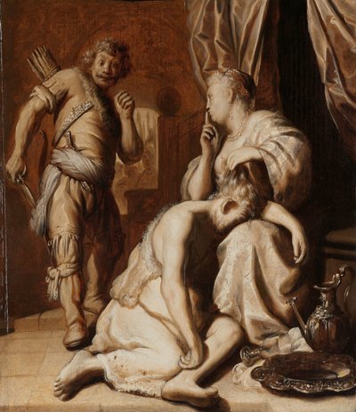 Samson i Dalila autorstwa Rembrandt van Rijn (attributed to)