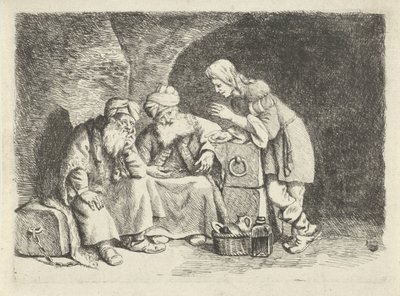 Józef wyjaśnia sny piekarza i podczaszy autorstwa Rembrandt van Rijn (follower of)